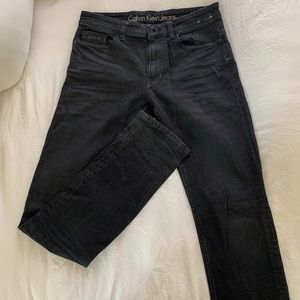 MENS BLACK CALVIN KLEIN JEANS